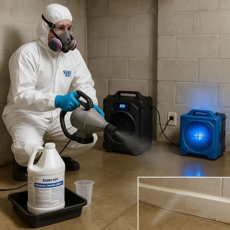 Sanitization and Odor Removal process in City of Fairfax, VA